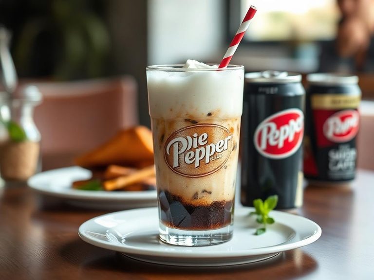 Diet Pepper Soda Float