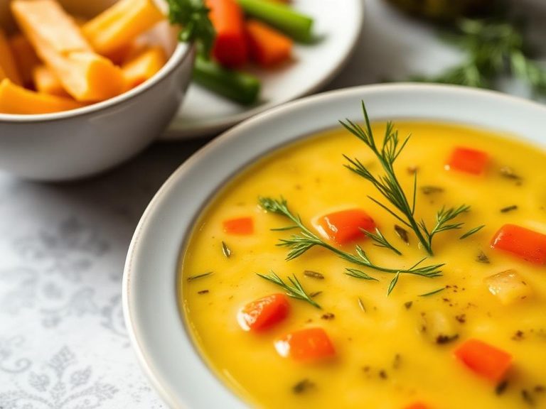 Dill pickle soup