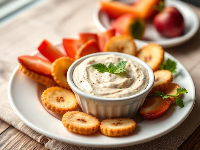 Dip for fresh fruit or ginger snaps