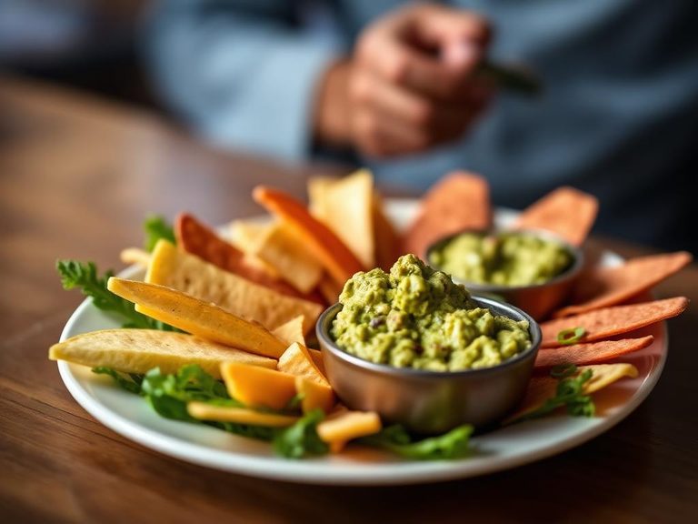 Dip Platter with Guacamole