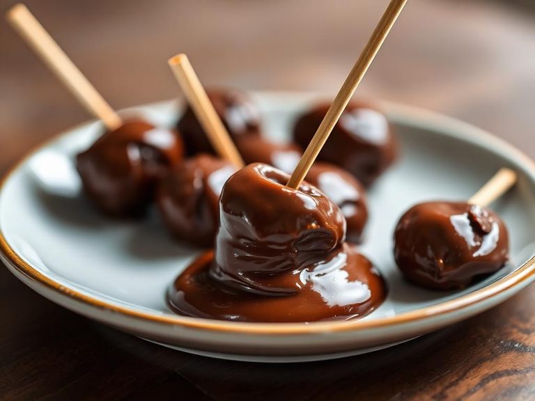 Dipped in Melted Chocolate or Almond Butter