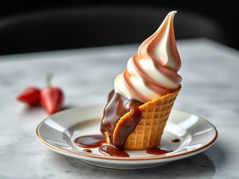 Dipped Soft Serve Cone