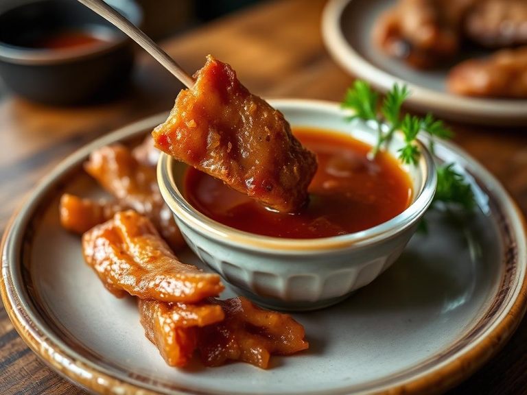 Dipping sauce for dried fish or meat