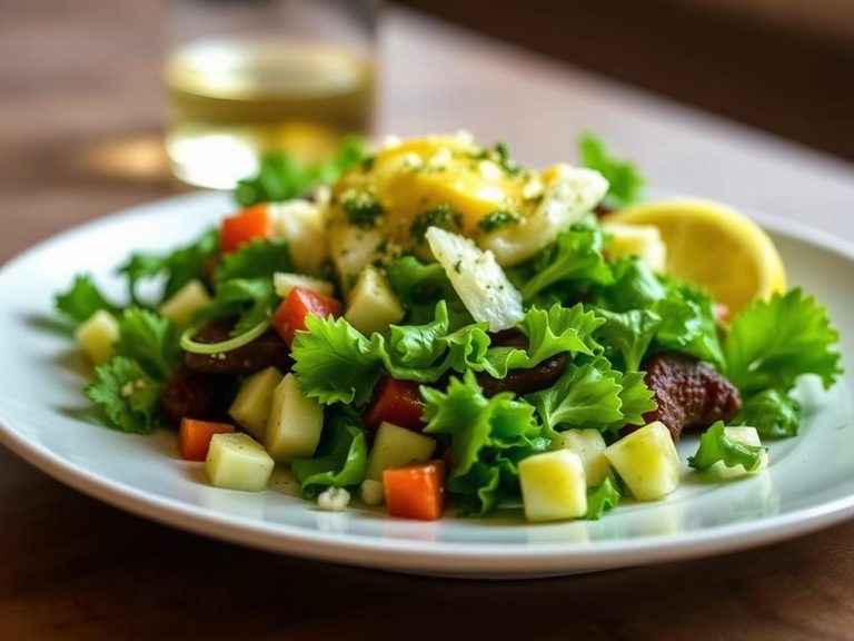 Dock Salad with Lemon Vinaigrette