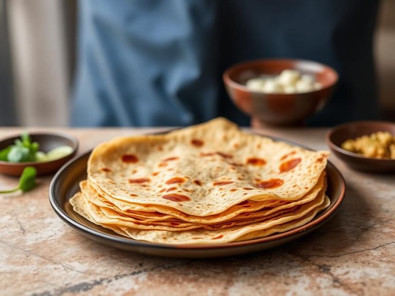 Dosa (a South Indian crepe, sometimes made with sorghum flour)
