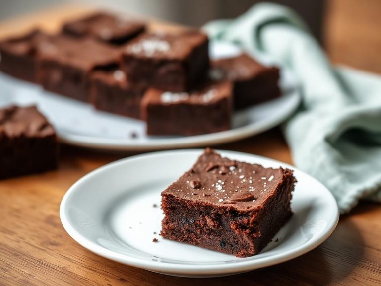 Double chocolate brownies