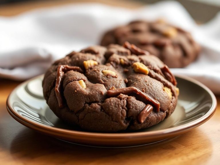 Double Chocolate Peanut Butter Cookie