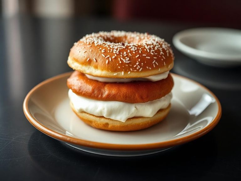 Doughnut Ice Cream Sandwich