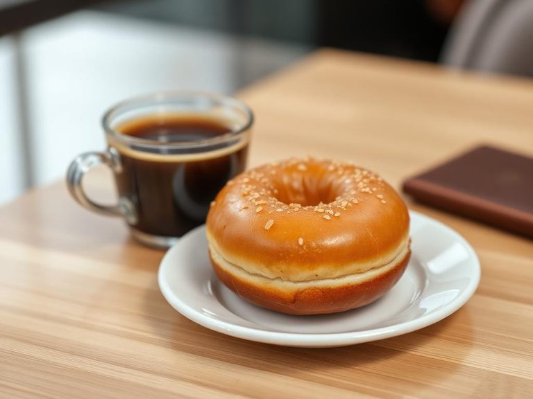 Doughnut with Coffee (traditional pairing)