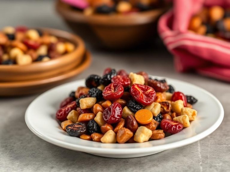 Dried Cherries in Trail Mix