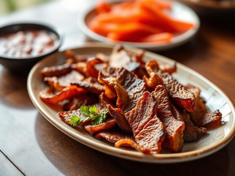 Dried meat strips