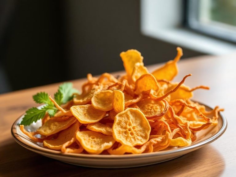 Dried mouse root chips