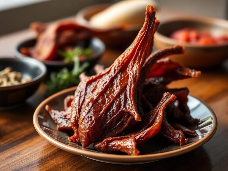 Dried or jerky-style sea lion heart