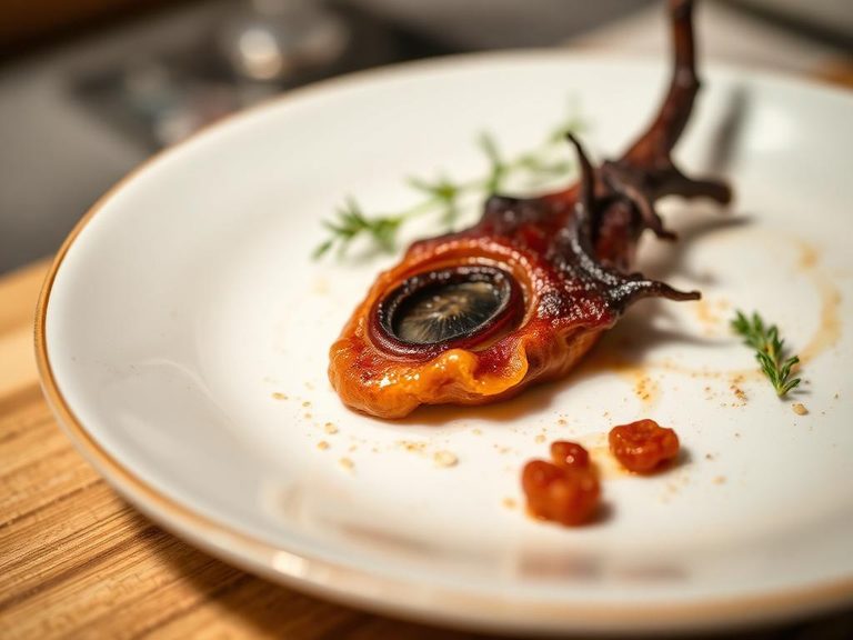 Dried or smoked caribou eye