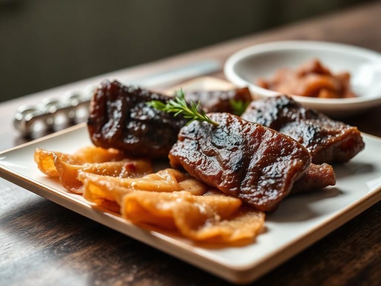 Dried seal meat