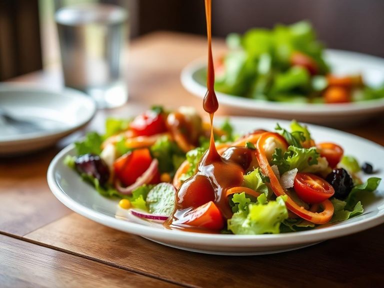Drizzled over fresh salads