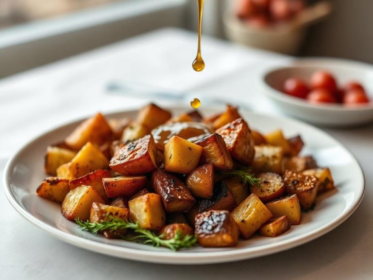 Drizzled over roasted vegetables or potatoes