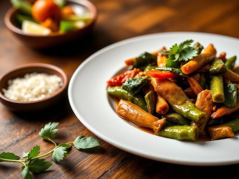 Drumstick Leaf Stir-fry