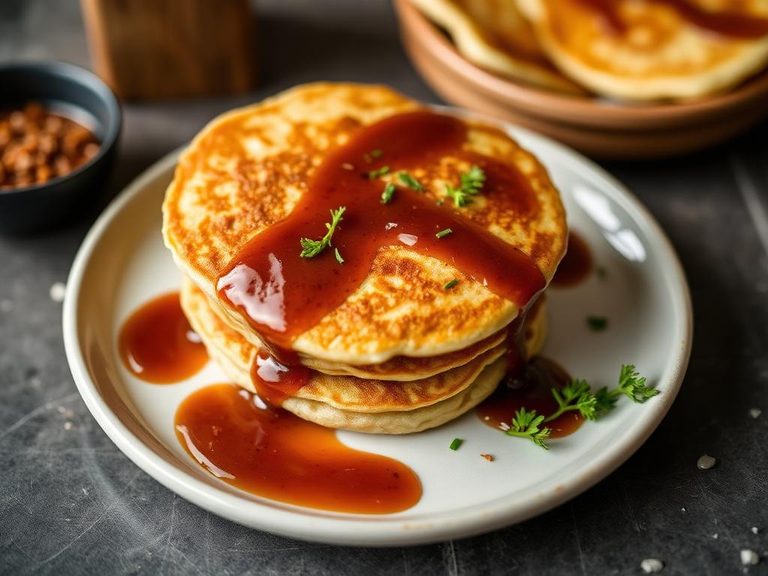 Duck sauce pancake