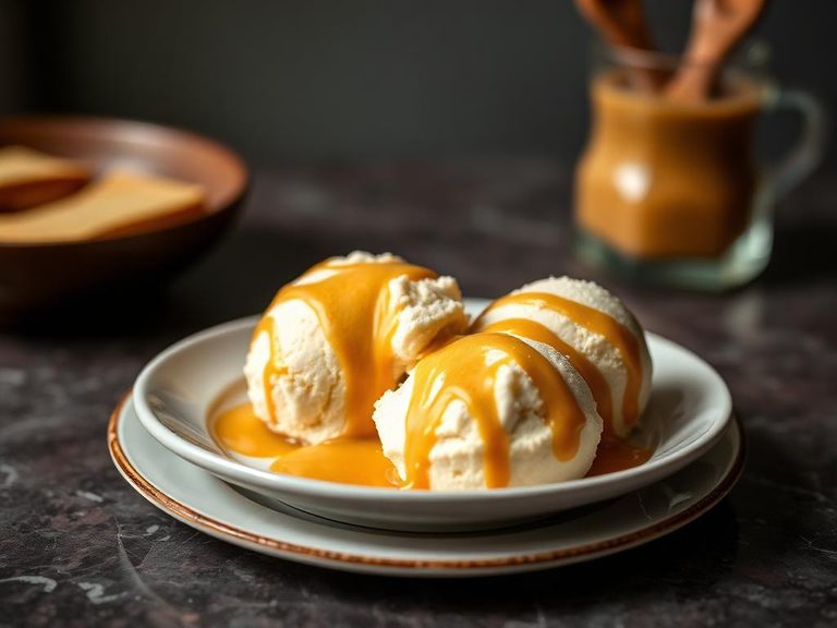 Dulce de leche ice cream