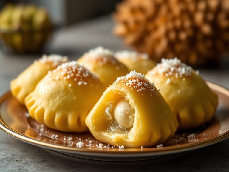Durian puffs (Durian pastry)