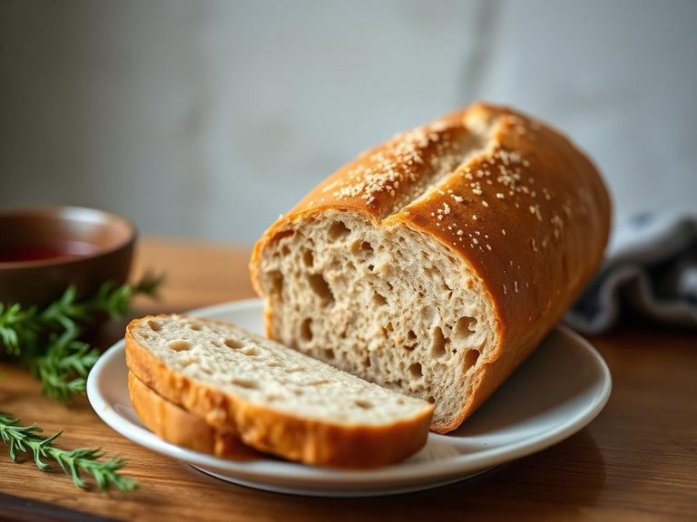 Durum wheat bread