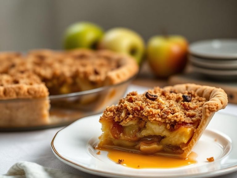 Dutch Apple Pie (with streusel topping)