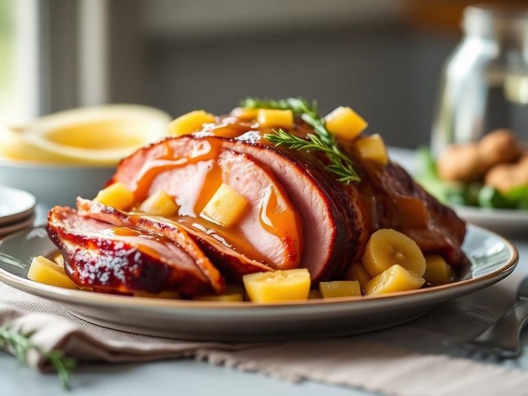 Easter Ham with Pineapple Glaze