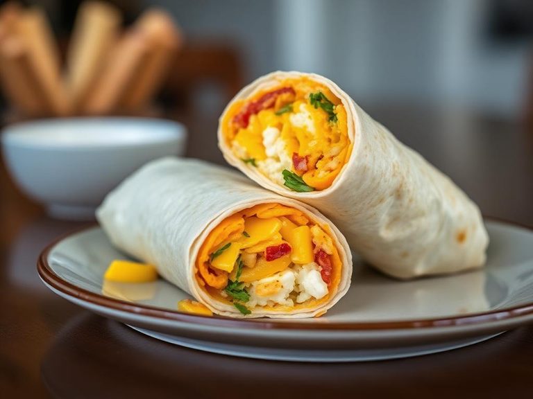 Egg and Cheese Breakfast Burrito