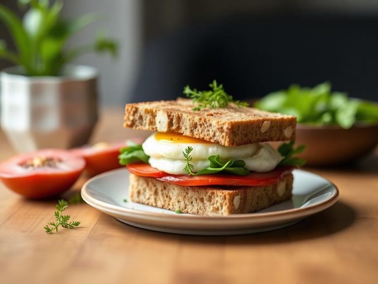 Egg and cress sandwich
