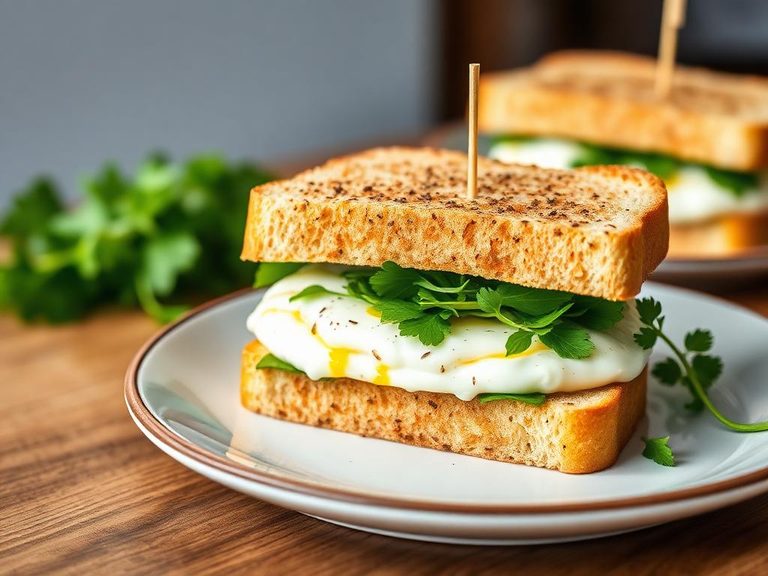 Egg and Watercress Sandwich