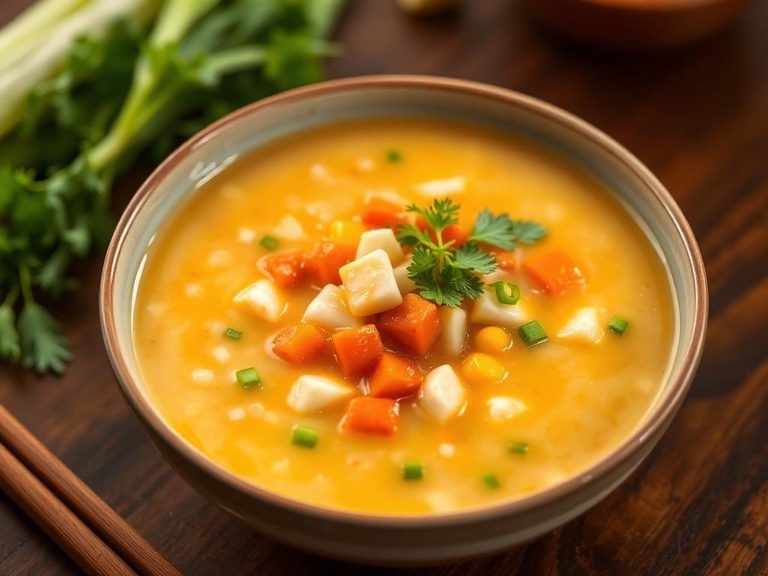 Egg Drop Corn Soup
