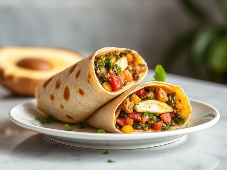 Egg-Free Breakfast Burrito