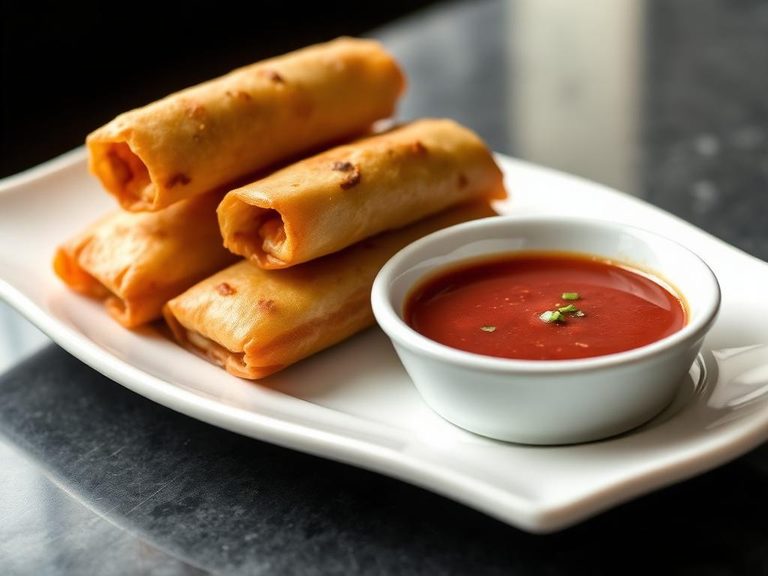 Egg rolls (as a dipping sauce)