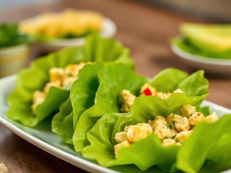 Egg Salad Lettuce Wraps