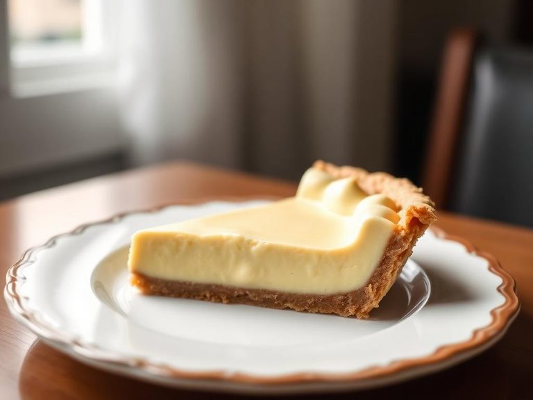 Eggnog Custard Pie