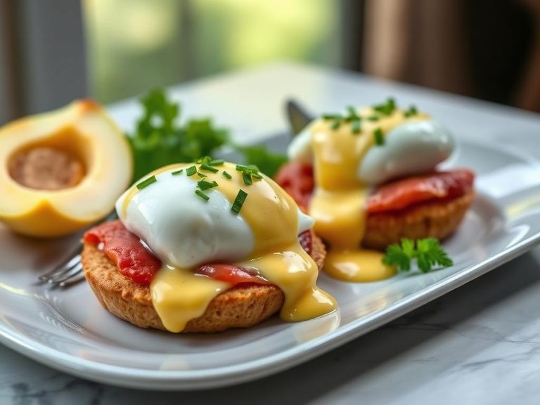 Eggs Benedict (as a base for Hollandaise variation)