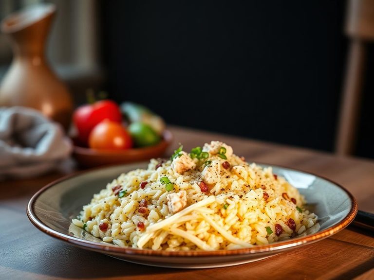 Einkorn risotto