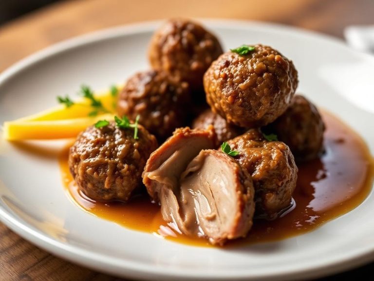 Elk meatballs