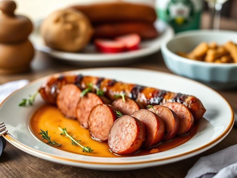 Elk sausage