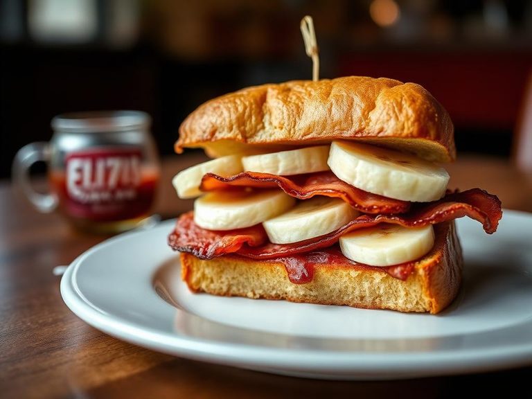 Elvis Sandwich (with bacon and banana)