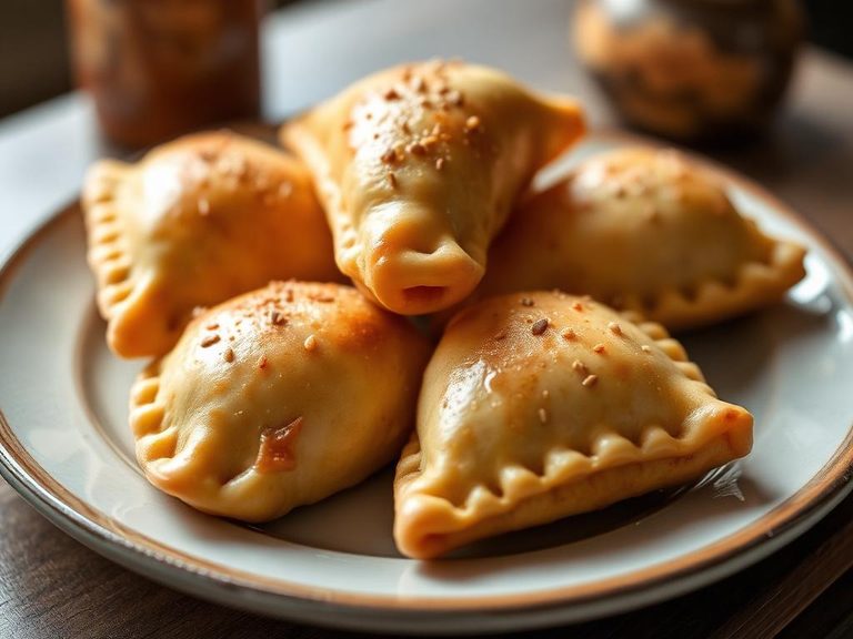 Empanadas de dulce de leche