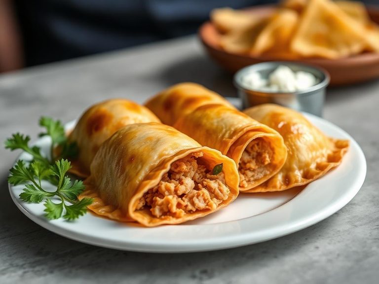 Empanadas de Pollo (Puerto Rican chicken turnovers)