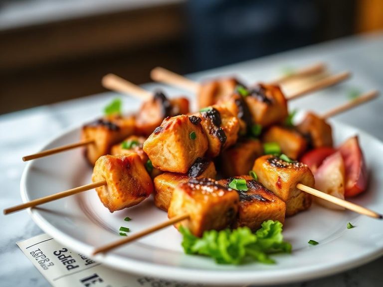 Emu Satay Skewers