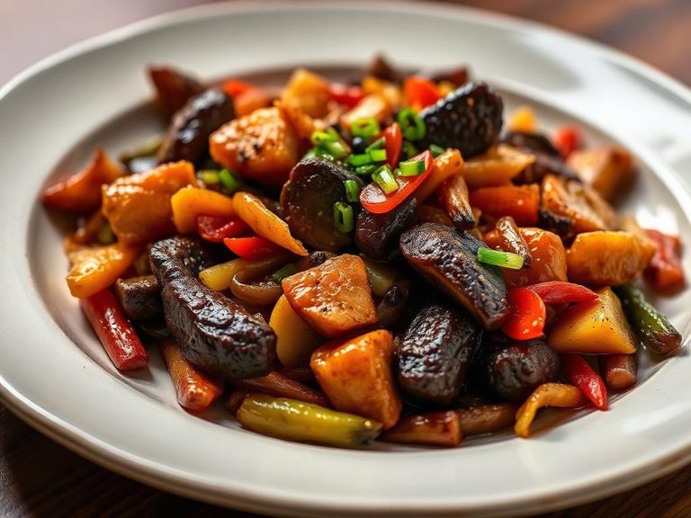 Emu Stir-fry with Native Peppercorns