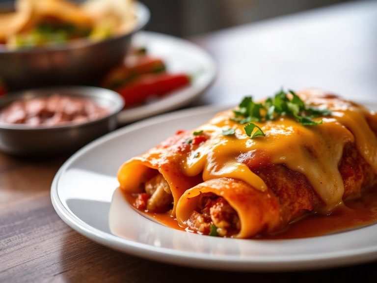 Enchiladas con Queso