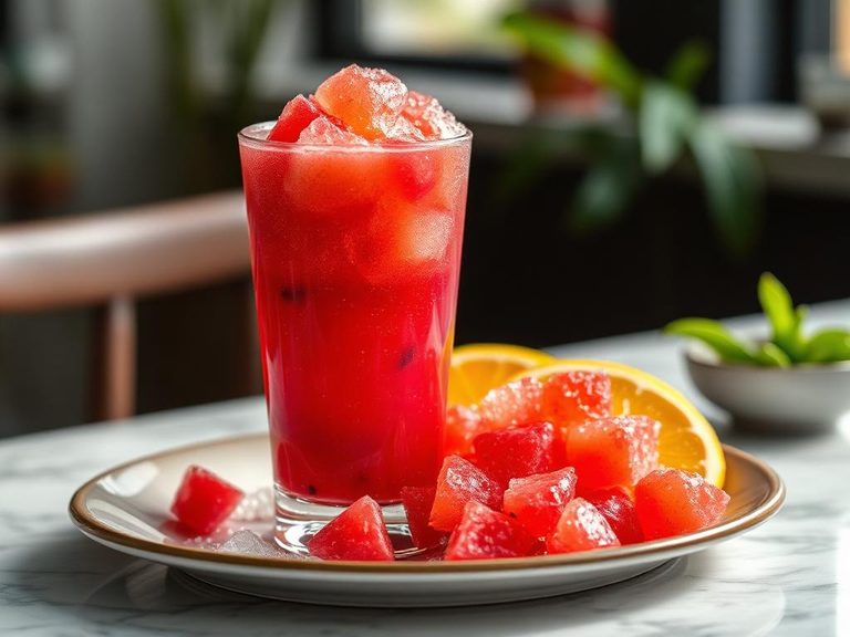 Energy drink slushie