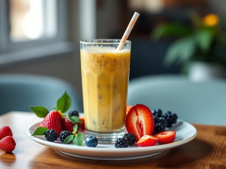 Energy drink smoothie