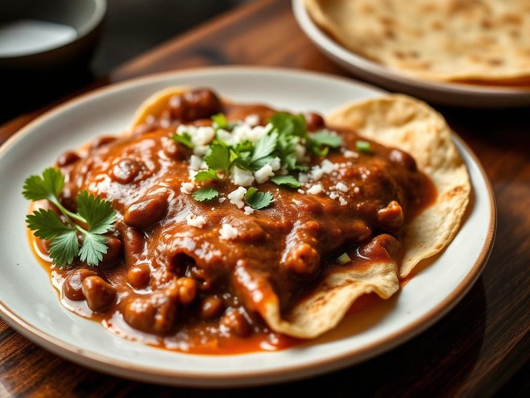 Enfrijoladas (Bean-Soaked Tortillas)