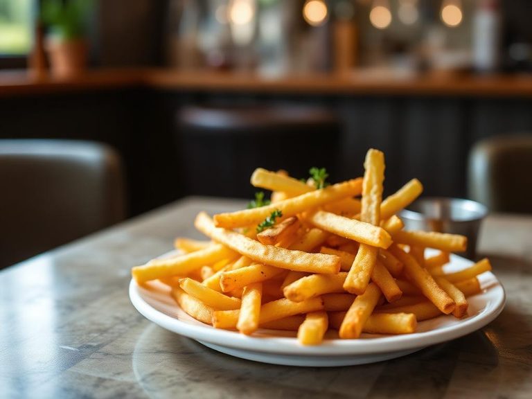 English chips (fries)